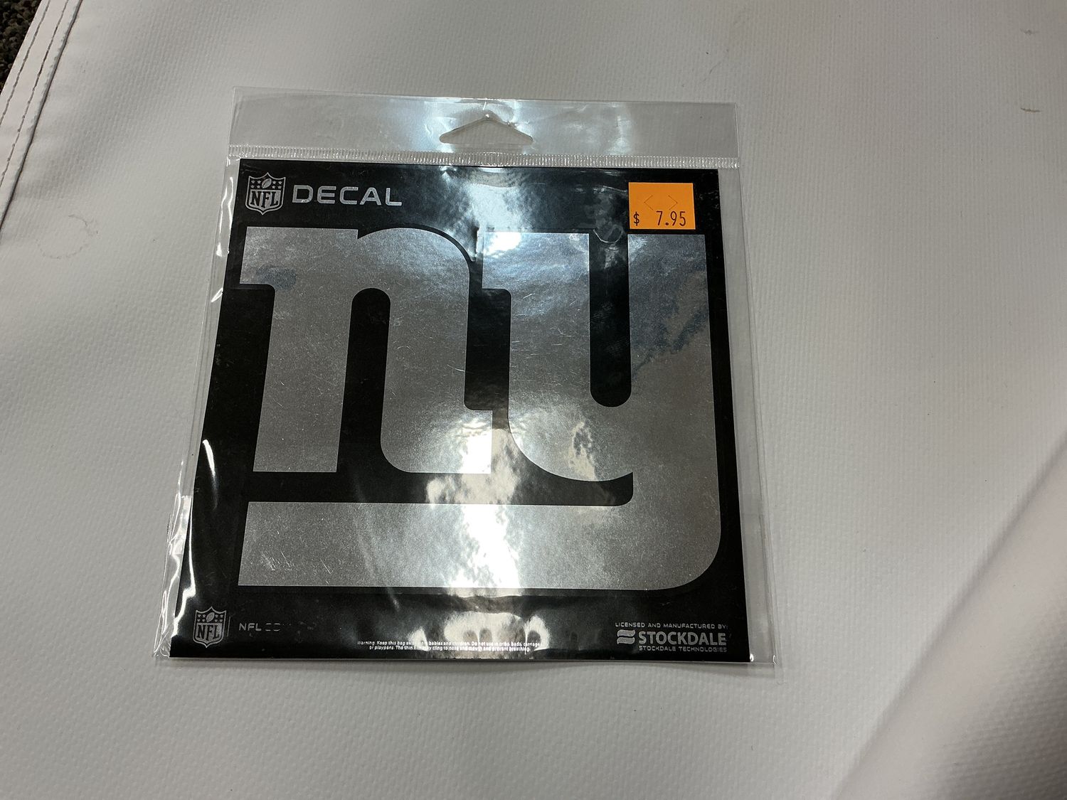 Decal, 4” Silver