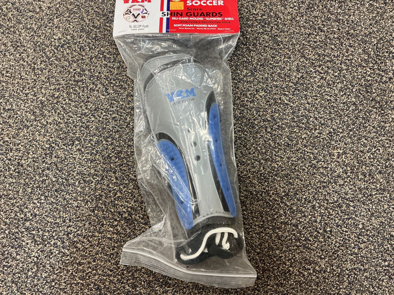 VKM Molded Soccer Shin Guards, Size: Youth