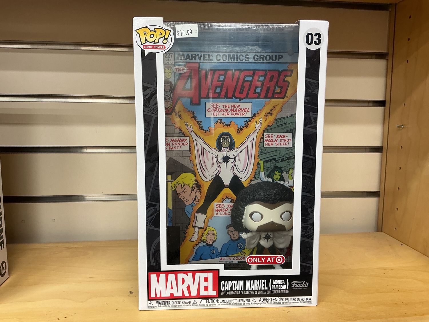 Funko POP! Comic Covers, Character: 03 Captain Marvel (Monica Rambeau) (Marvel)