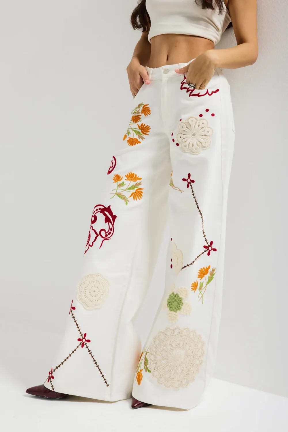 Sol Bordado Pants