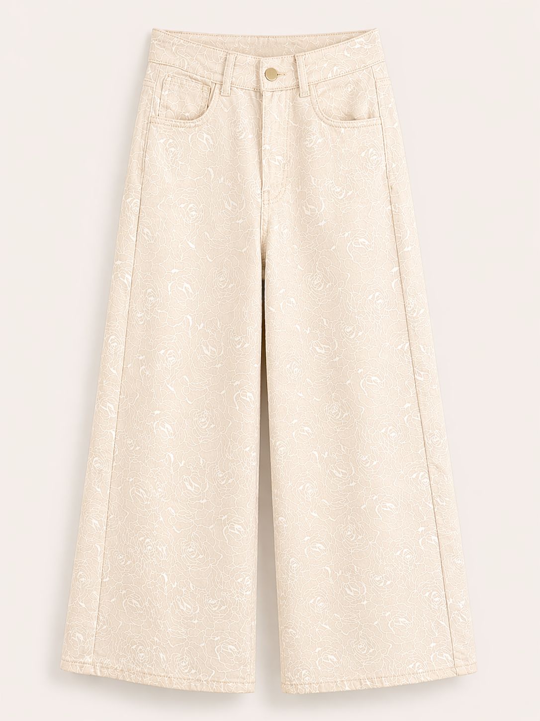 Ivory Bloom Pants
