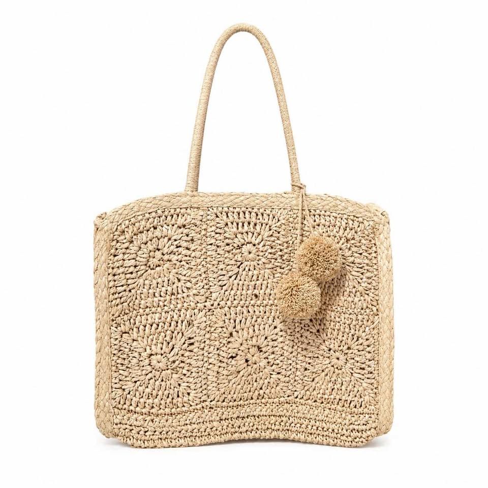 Coastal Woven Tote Bag