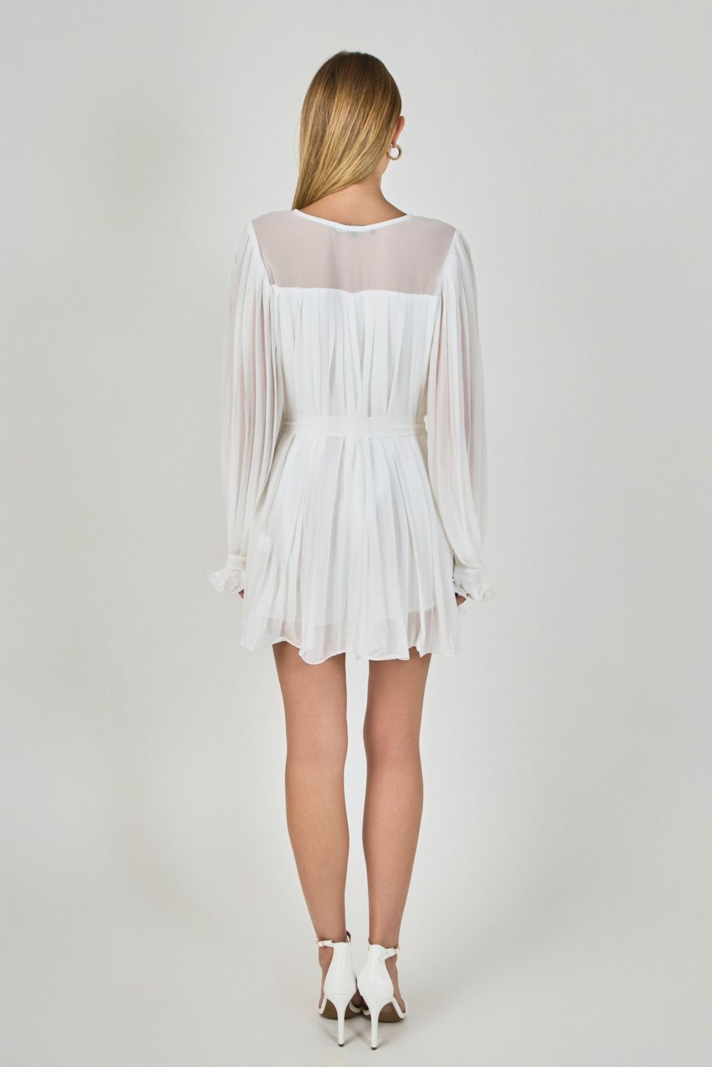 Pleated Romper