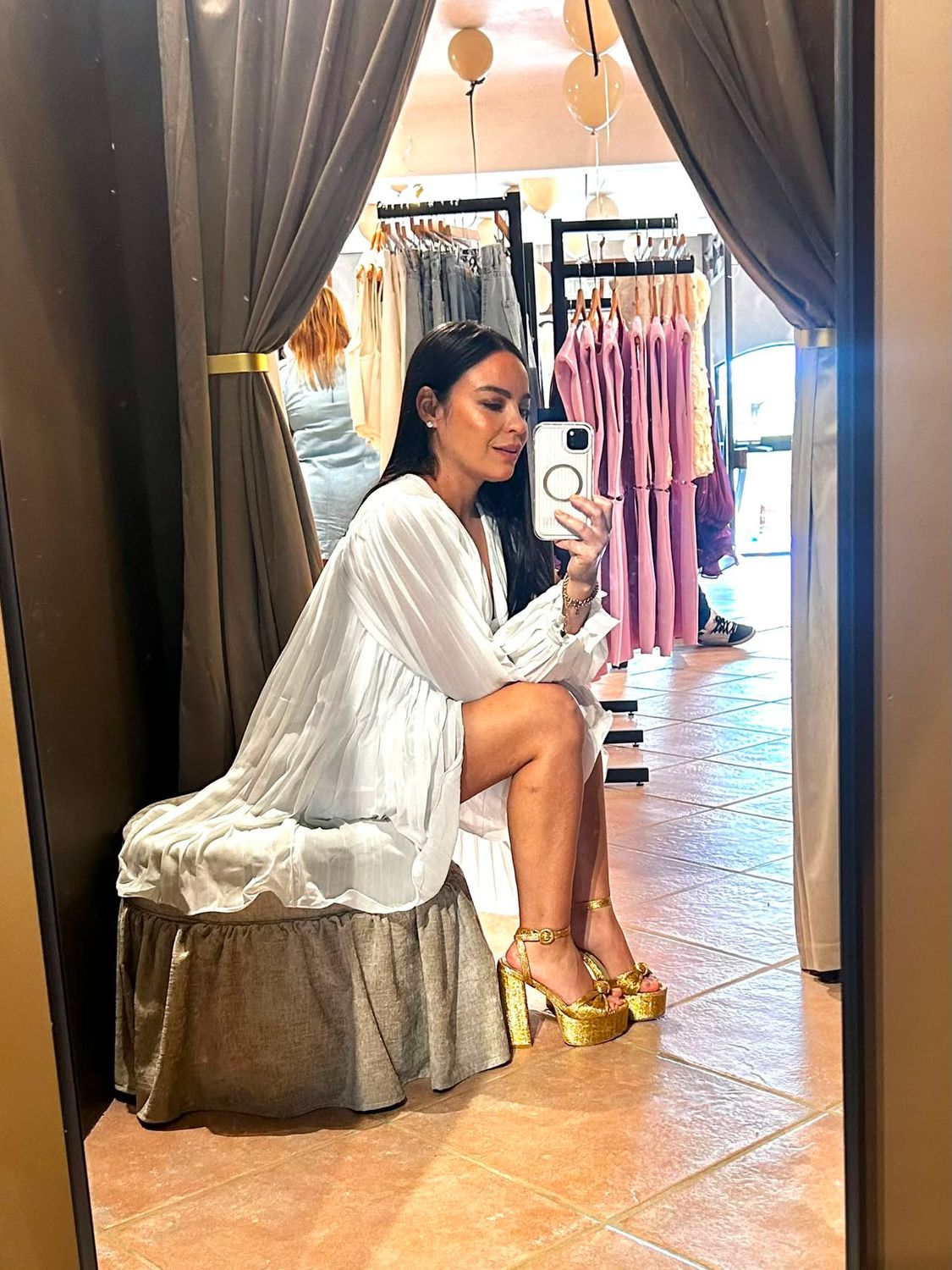 Pleated Romper