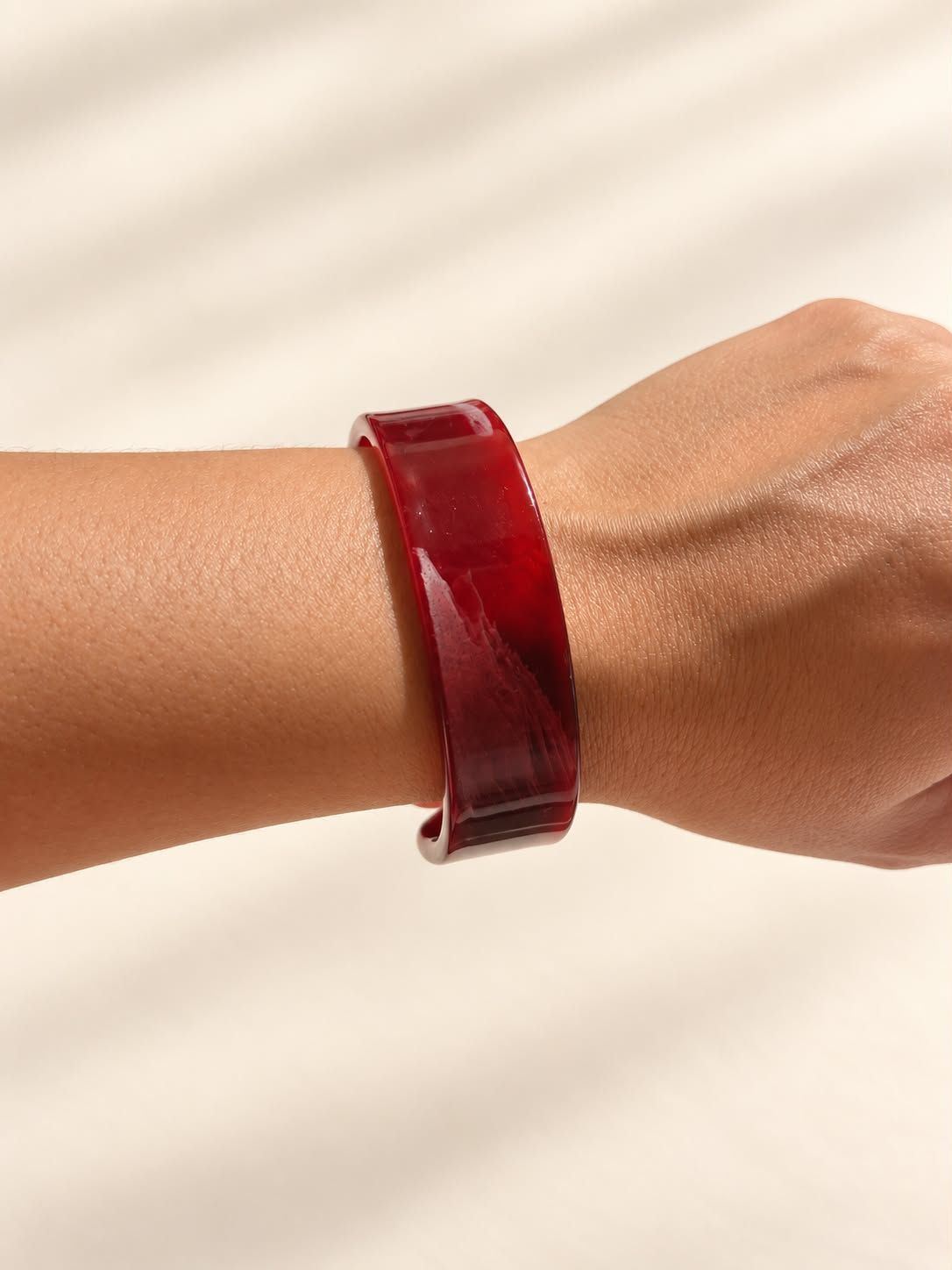 Burgundy Gloss Cuff