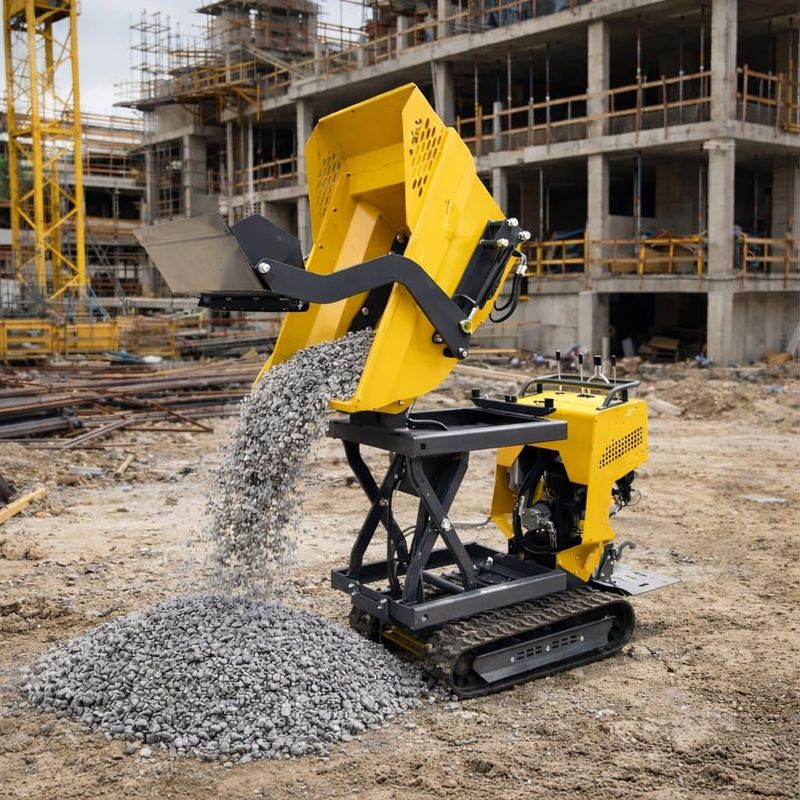 Mini Dumper Elevador de Orugas YH-500S
