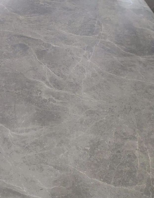 Panel PVC de pared de losa de mármol brillante  Grey 260x120x0,30cm