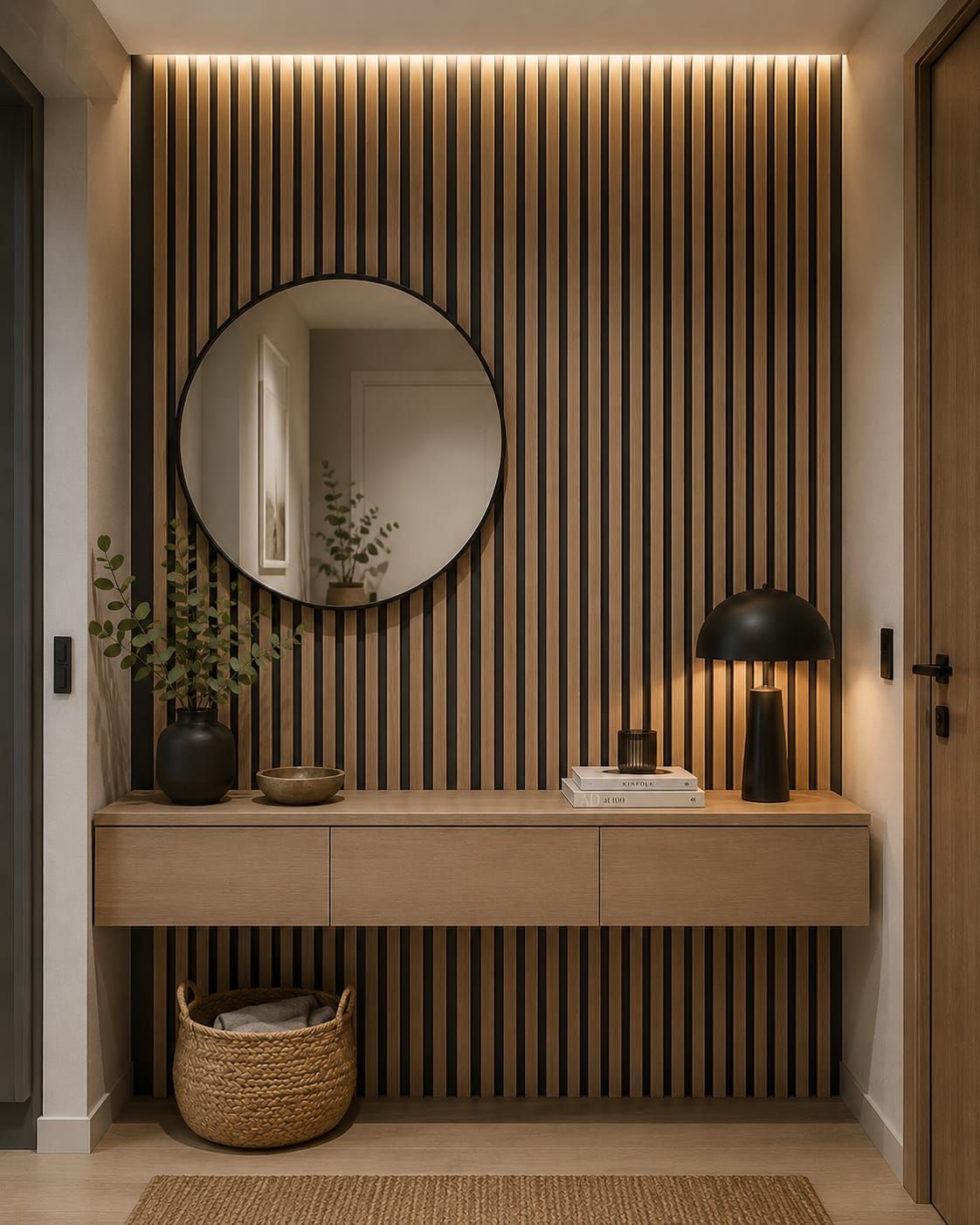 Listones decorativos PVC,efecto madera
