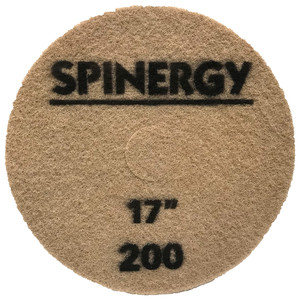 Spinergy Stone Polishing Pad - 17" Brown (200 Grit)