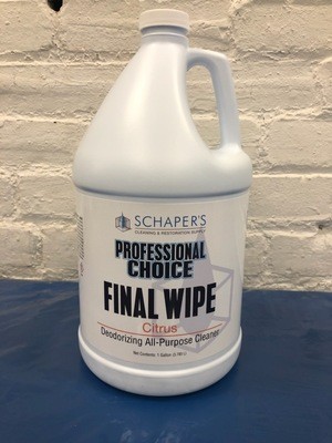 Schaper's Professional Choice Final Wipe Schaper's Professional Choice Final Wipe