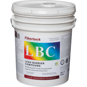 Fiberlock LBC Lead Encapsulant/Sealant, WHITE (5 Gal.)
