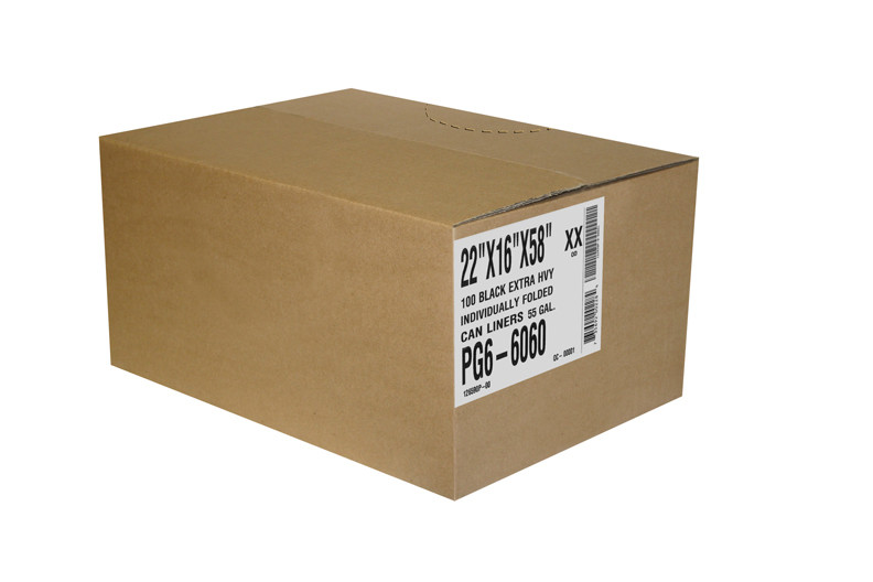 36" x 58" Heavy-Duty BLACK Trash Bags (100ct.)
