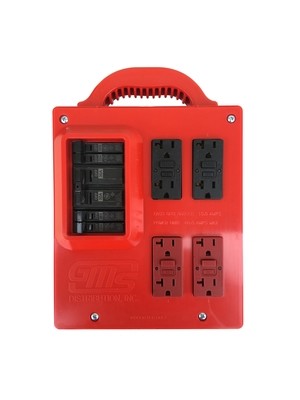GMS Portable Power Distribution Center - RED