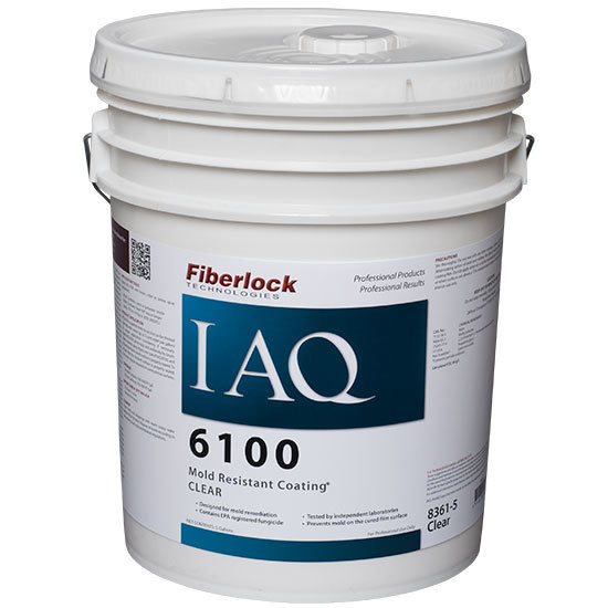 Fiberlock IAQ 6100 Mold Resistant Coating CLEAR (5 Gal.)