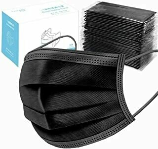 Disposable Surgical Mask, Black (50 pack) Disposable Surgical Mask, Black (50 pack)