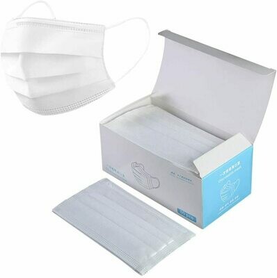 Disposable Surgical Mask, White (50 pack) Disposable Surgical Mask, White (50 pack)