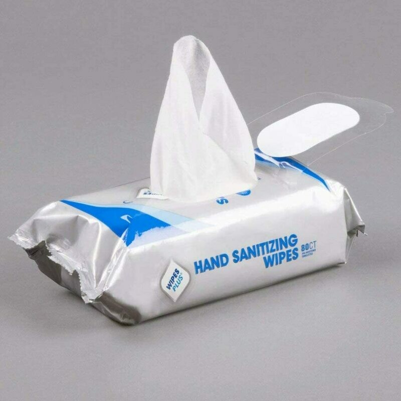 Wipes Plus Alcohol-Free Sanitizing Wipes, 80ct