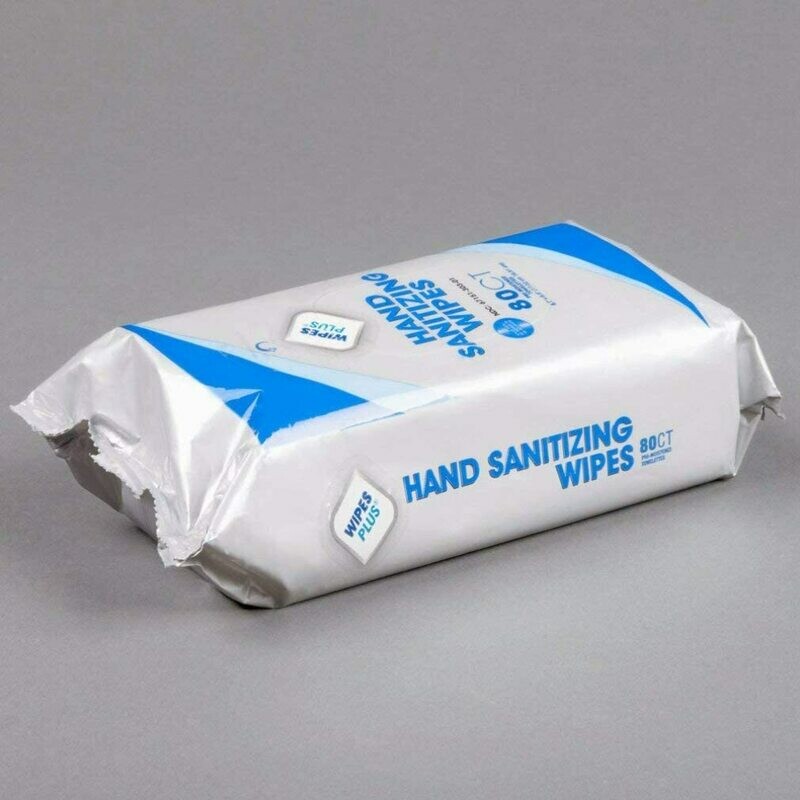 Wipes Plus Alcohol-Free Sanitizing Wipes, 80ct