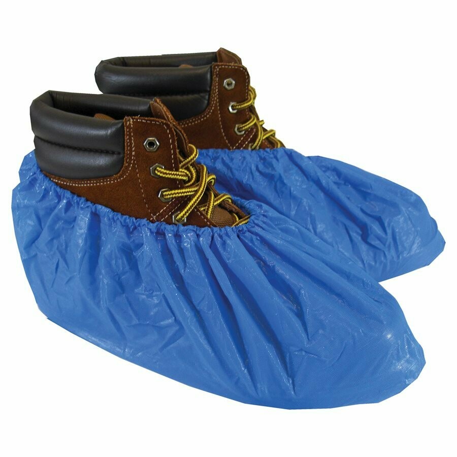 ShuBee Waterproof Shoe Covers, Light Blue (40 pair)