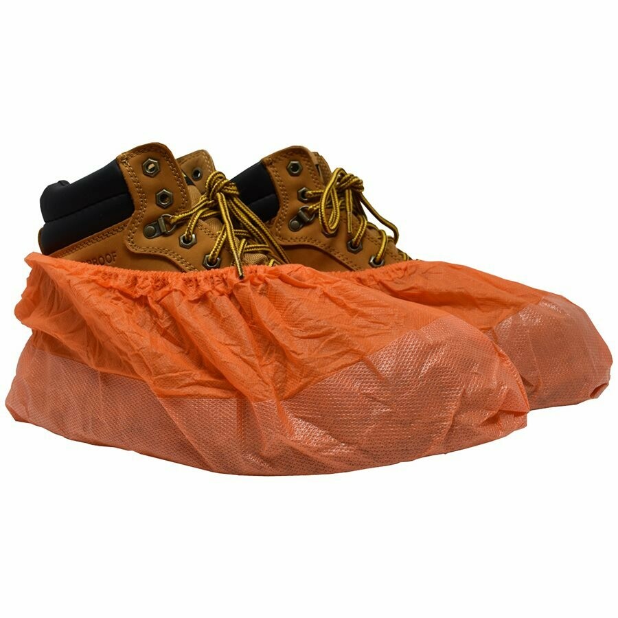 ShuBee Superbee Shoe Covers, Orange (40 pair)