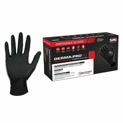 SAS Derma-Pro Nitrile Gloves, X-Large (50 pair)