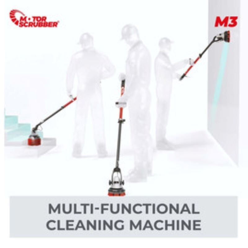 Motor Scrubber M3 Starter Kit, Large Handle