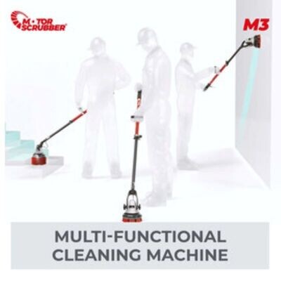 Motor Scrubber M3 Starter Kit, Large Handle