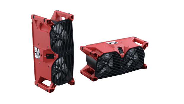 Phoenix Focus II Dual Axial Air Mover, Red