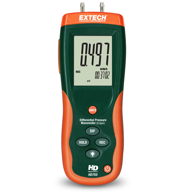 Extech HD755 Differential Pressure Manometer