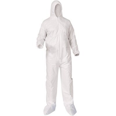 Coverall w/ Hood and Boots (25 ct.) Select Size
