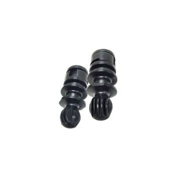 Floor Adaptor for ZipWall 12, 2 Pack (Black)