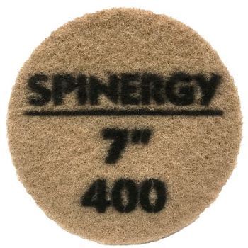 Spinergy Stone Polishing Pad - 7" (400 Grit)
