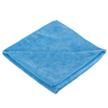 16&quot; x 16&quot; Microfiber Cloth, Blue (12 Pack)