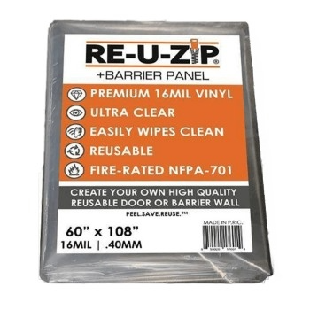 Re-U-Zip Ultra-Clear Barrier Panel