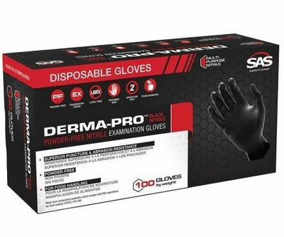 SAS Derma-Pro Nitrile Gloves, (100ct)