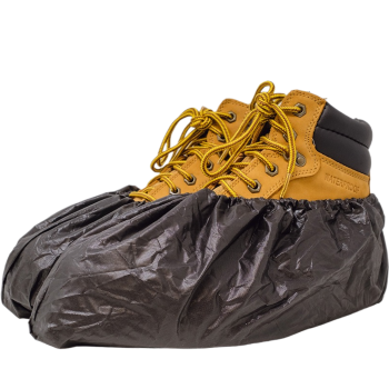 ShuBee Waterproof Shoe Covers, Black (40 pair)