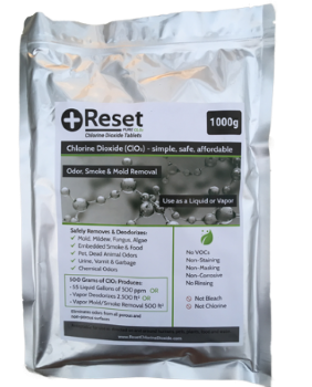 Reset Chlorine Dioxide (CLO2), 1000g.