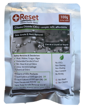 Reset Red Chlorine Dioxide (CLO2), 100g.