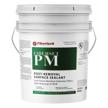 Fiberset PM Post-Removal Surface Sealant, White (5 Gal.)