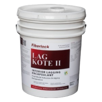 Fiberlock Lag Kote II Asbestos Encapsulant, White (5 Gal.)