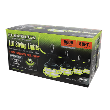 Flexzilla 5-Bulb 8000 Lumen Light String (50ft)