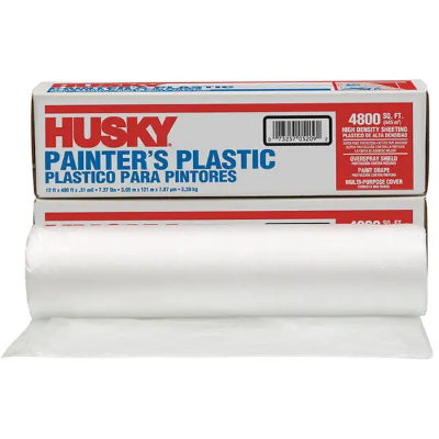 Husky Painter&#39;s Poly Sheeting - 12&#39; x 400&#39;