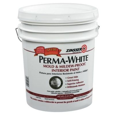 Zinsser Perma-White Mold &amp; Mildew-Proof Exterior Paint