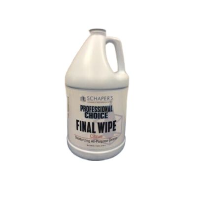 Schaper&#39;s Professional Choice Final Wipe (Gal.)