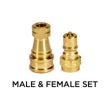 Quick Connect 1/4&quot; Male &amp; Female Set