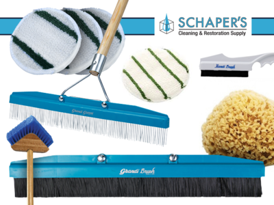 Brushes, Brooms, Bonnets and Encap Pads