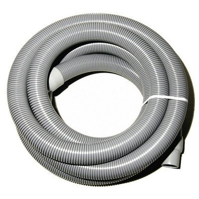 Gray Vacuum Hose with Cuffs, 2" X 50'