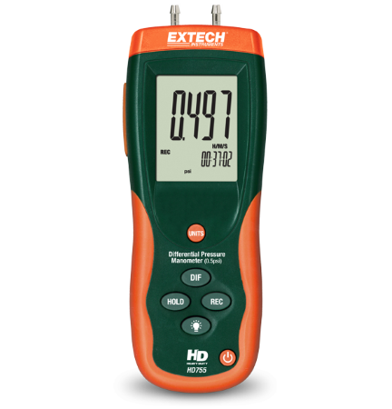 Extech HD755 Differential Pressure Manometer