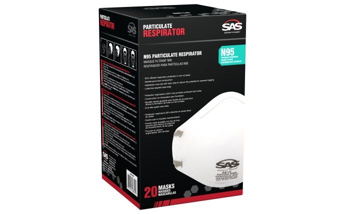 SAS N95 Respirator (20pk)