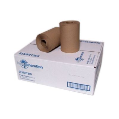 Hardwound Roll Towels, Brown (Case of 12)